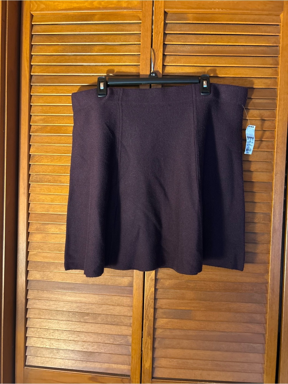 Nine West Plum Circle Skirt